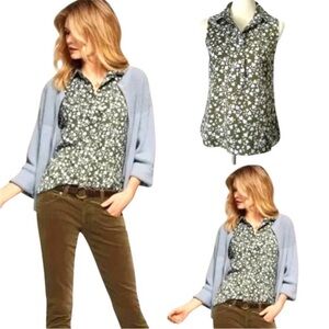 CAbi womens keepsake popover top tunic size small